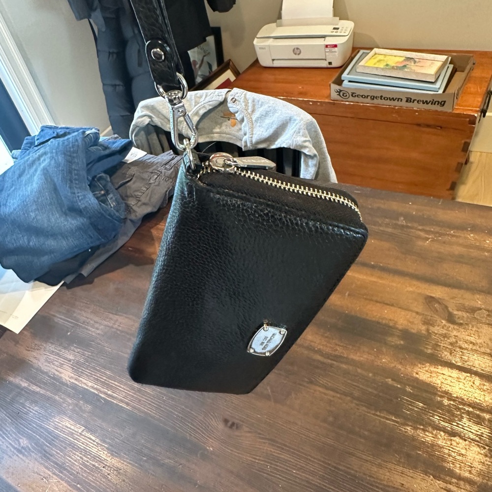 Michael Kors Black Wallet with Smooth Leather Finish